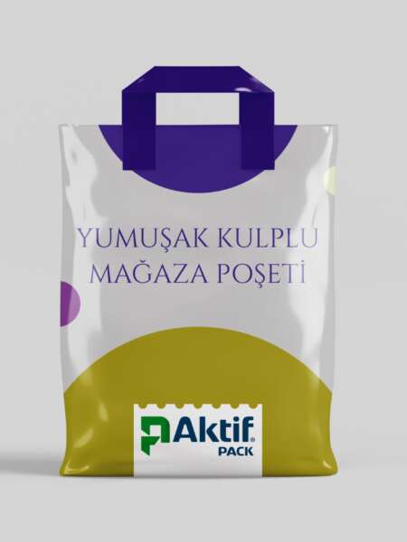 Yumuşak Kulp Mağaza Poşetleri